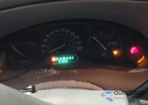 2001 Buick Century Custom из США, поврежденный, VIN 2G4WS52JX11251990